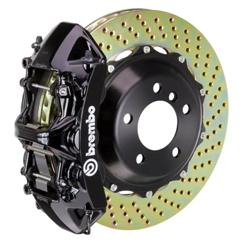 Brembo 05-14 Mustang GT Excl non-ABS Equipped Fr GT BBK 6Pist Cast 355 — PMD Premier Motoring Development Same Day Shipping