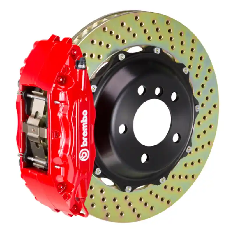 Last Chance Brembo 08 R32 (Mk5) Front GT BBK 6 Piston Cast 355x32 2pc Rotor Drille — PMD Premier Motoring Development