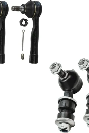 4pc Front Outer Tie Rods Sway Bar Links Suspension Kit Top Rated