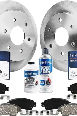 Direct From Factory 10pc Front & Rear Disc Rotors and Ceramic Brake Pads Kit