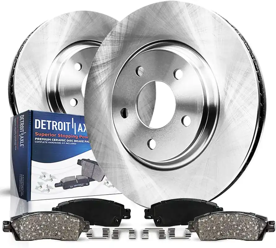 Special Offer 4pc Rear Disc Rotors and Ceramic Brake Pads Kit