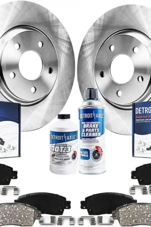 10pc Front & Rear Disc Rotors and Ceramic Brake Pads Kit Mega Sale