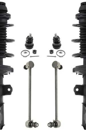 Flash Sale 6pc Front Struts Lower Ball Joints Sway Bar Links Suspension Kit