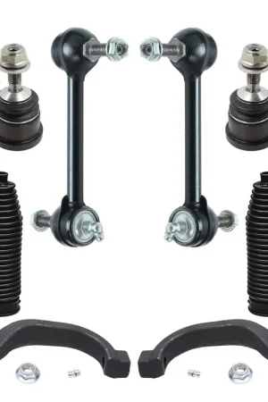 10pc Front Inner Outer Tie Rods Sway Bar Links Suspension Kit High Quality