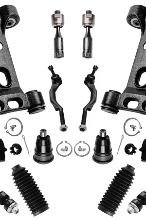 Premium 14pc Front Lower Control Arm Support Brackets Sway Bar Links Suspension Kit