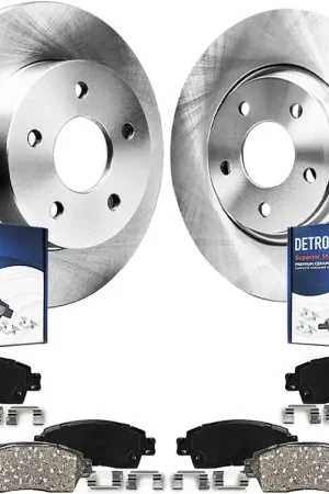 Affordable 8pc Front & Rear Disc Rotors and Ceramic Brake Pads Kit