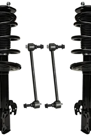 New Release 4pc Front Struts Sway Bar Links Suspension Kit