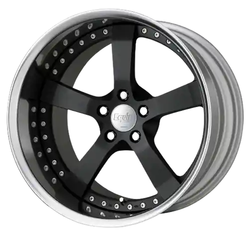 Work Equip E05 5x115 22x8+22 r disk Black Anodized Fresh Stock