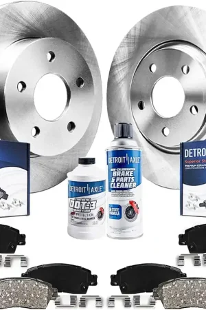 New Release 10pc Front & Rear Disc Rotors and Ceramic Brake Pads Kit