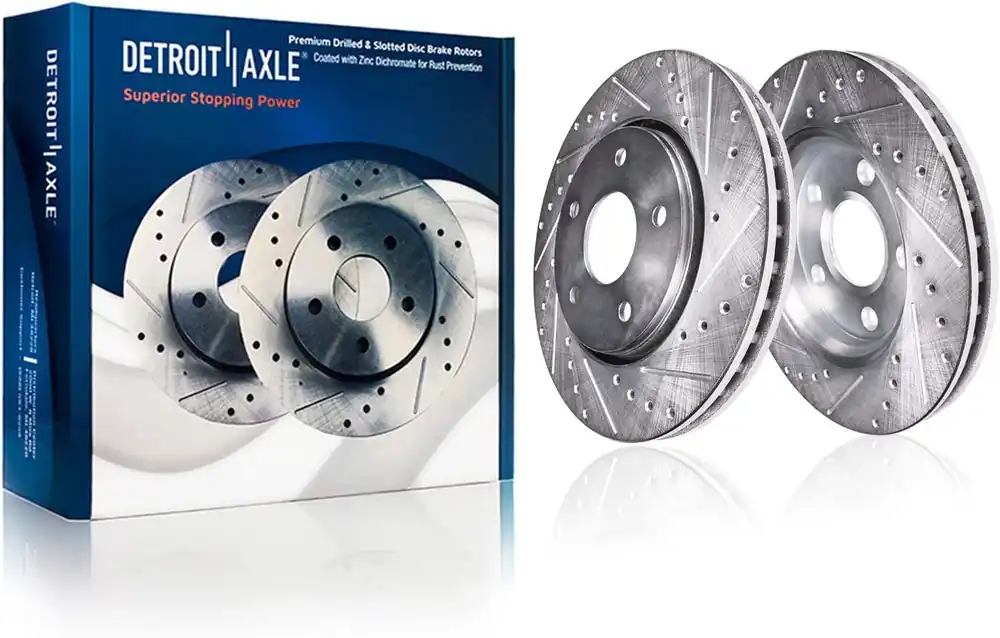 Editor’s Pick Rear Drilled and Slotted Brake Rotors (Pair)
