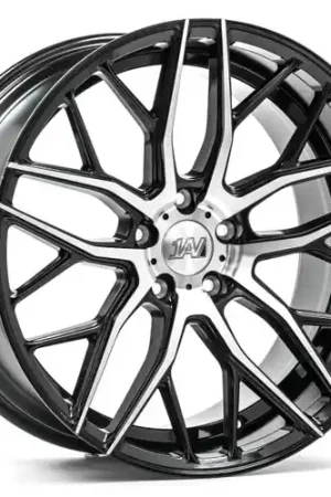 Axe ZX11 5x114 22X9+30 BLACK AND POLISHED FACE While Supplies Last