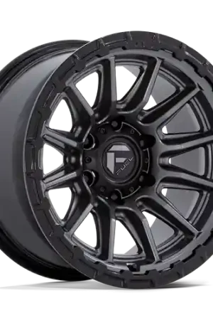 Special Offer Fuel 1PC FC866 PISTON 6X135 17x9 -12 MATTE GUNMETAL W/ GLOSS BLACK LIP