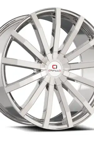 Super Sale Cavallo CLV-52 5x114.3/5x120 18x8 +35 Nano Chrome