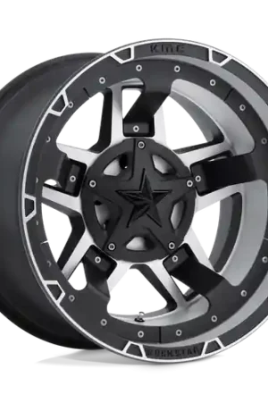 XD XD827 ROCKSTAR III 6X120/6X139.7 17X8 +20 MATTE BLACK MACHINED Trusted Brand