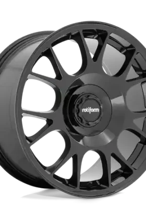 Rotiform 1PC R187 TUF-R 5X112/5X114.3 19X8.5 +45 GLOSS BLACK Hassle-Free Returns