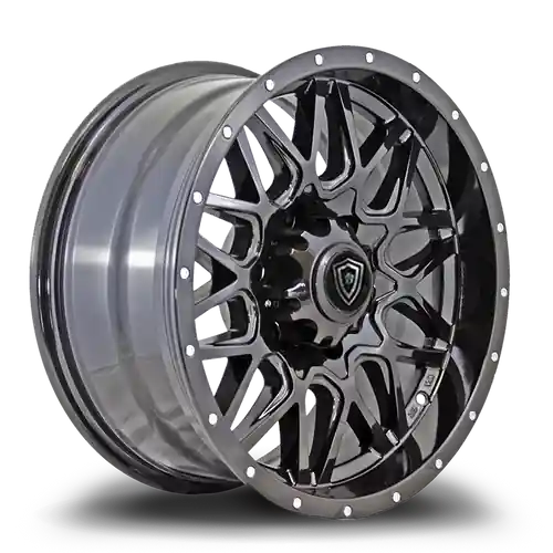 Today Only WHITE DIAMOND W2734 5x139.7 17x8-10 BLACK - GLOSSY BLACK