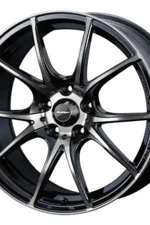 WedsSport SA-10R 4x100 16x6.5+38 Zebra Black Bright FF Get Yours