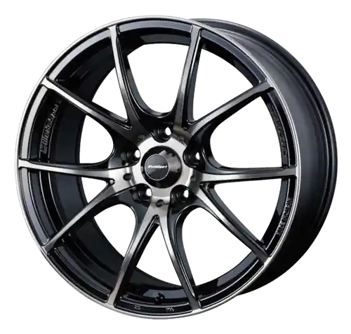 WedsSport SA-10R 4x100 16x6.5+38 Zebra Black Bright FF Get Yours