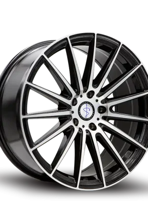Sapphire Luxury Alloys Sx03 Wheel 22x9 5x120 Gloss Black Machined 35mm - FREE T-SHIRT INCLUDED! Bulk Order