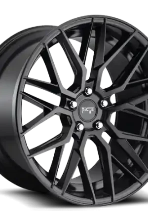 Direct From Factory Niche M190 Gamma Wheel 19x8.5 5x112 Matte Black 42mm - FREE T-SHIRT INCLUDED!