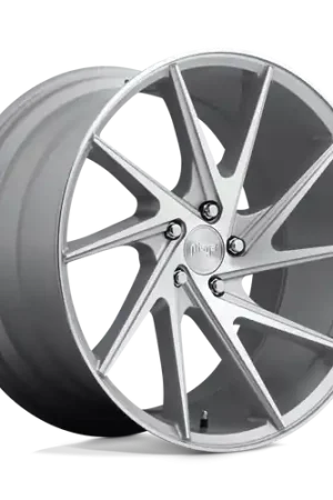 Express Delivery Niche 1PC M162 INVERT 5X114.3 20X10.5 +45 GLOSS SILVER MACHINED