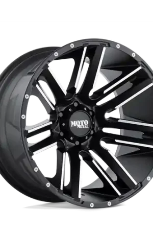 Moto Metal MO978 RAZOR 8X165.1 18X10 -24 SATIN BLACK MACHINED Get Yours