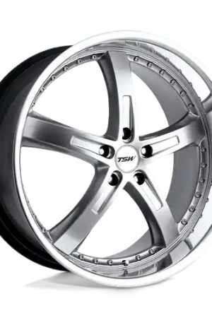 Fresh Stock TSW JARAMA 5X114.3 19X9.5 +40 HYPER SILVER W/ MIRROR CUT LIP