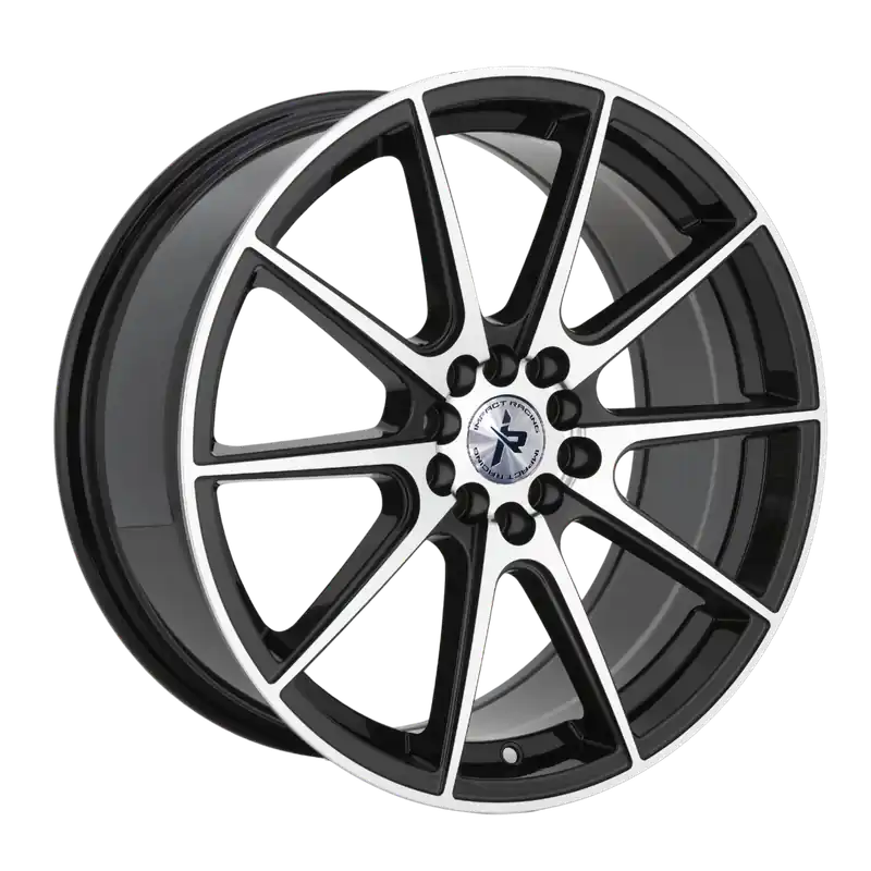 Impact Racing 503 Wheel 18x8 5x105 & 5x114.3 Gloss Black With Machined Face 38mm - FREE T-SHIRT INCLUDED! Price Drop