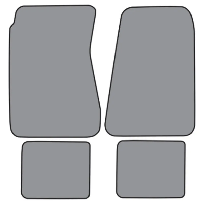 Free Returns Floor Mats for 1968-72 Oldsmobile Vista Cruiser (FM53F FM18R) Loop 4Pc