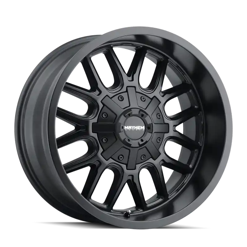 Mayhem Cogent Wheel 17x9 6x135 & 6x139.7 Matte Black -12mm Handmade