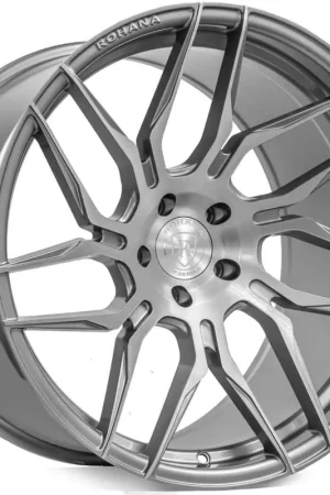 Rohana Rfx7 Wheel - 20x11 5x114.3 Brushed Titanium 25mm - FREE T-SHIRT INCLUDED! Special Discount