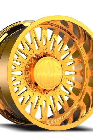 Adf Bobtail Wheel - 24x12 8x165.1 24K Gold -40mm - MINIMUM PURCHASE OF 4 - FREE T-SHIRT INCLUDED! Exclusive Offer