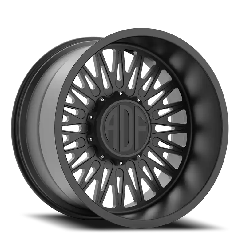 Top Rated Adf Bobtail Wheel 26x16 7x150 Satin Black -101mm - MINIMUM PURCHASE OF 4 - FREE T-SHIRT INCLUDED!