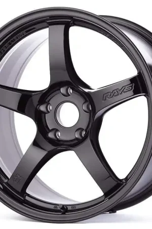 Gram Lights 57Cr Wheel 18x10.5 5x114.3 Gloss Black 12mm - FREE T-SHIRT INCLUDED! Money Back Guarantee