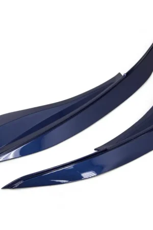 One Day Deal OLM Version 2 Paint Matched Headlight Eyebrows - Galaxy Blue Pearl (E8H) - 2015-2021 Subaru WRX / STI