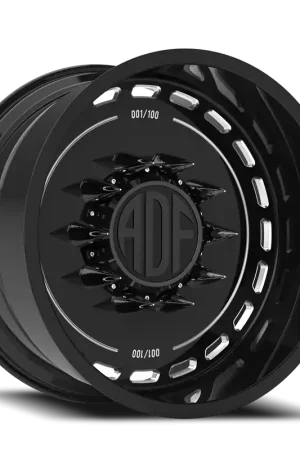 Low Price Adf Ltd - Wheel 30x16 5x127 Gloss Black/Machined -101mm - MINIMUM PURCHASE OF 4 - FREE T-SHIRT INCLUDED!
