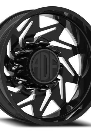 Time-Limited Adf Flex Left Dually Wheel 26x8.25 8x165.1 Gloss Black/Machined -156mm. - MINIMUM PURCHASE OF 4 - FREE T-SHIRT INCLUDED!