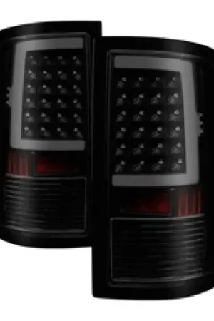 xTune 09-18 Dodge Ram 1500 LED Tail Lights - Black Smoke (ALT-ON-DR09-LBLED-BSM) Low Price