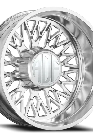 Weekend Sale Adf Techno Mesh Dually Wheel - 22x8.25 8x165.1 Brushed -167mm - MINIMUM PURCHASE OF 4 - FREE T-SHIRT INCLUDED!