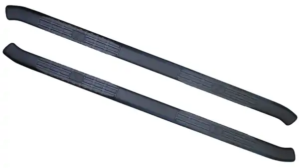 Fishbone Offroad 2019+ Dodge Ram 1500 Quad Cab Oval Side Steps - Black Textured Clearance