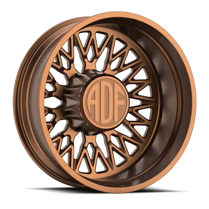 Adf Techno Mesh Dually Wheel 26x8.25 8x170 Bronze -156mm - MINIMUM PURCHASE OF 4 - FREE T-SHIRT INCLUDED! Certified