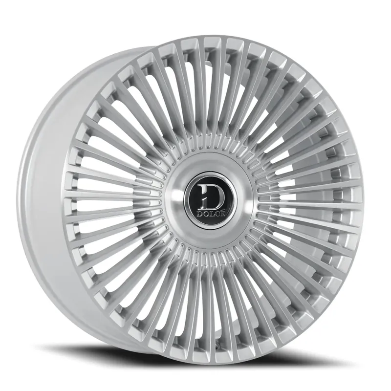 Dolce Luxury Trento Wheel 20x10.5 5x112 & 5x114.3 Gloss Sliver With Brushed Face 40mm TRENTO-2010512GSBF - FREE T-SHIRT INCLUDED! Get Yours