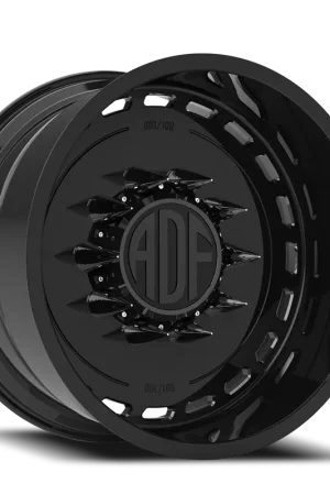 Adf Ltd Dually Wheel 26x16 8x200 Gloss Black -101mm - MINIMUM PURCHASE OF 4 - FREE T-SHIRT INCLUDED! High Quality