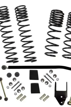 Crafted Skyjacker 2018 Jeep Wrangler (JL) 2DR 3.5in Suspension Lift Kit w/Black Max Shocks