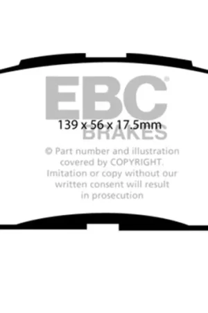 Trending EBC 10-12 Lexus HS250h 2.4 Hybrid Redstuff Front Brake Pads