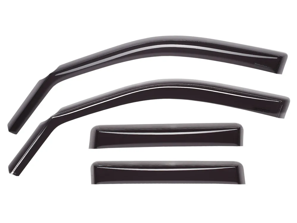 Seasonal Sale Weathertech Side Window Deflector 4 pc Dark Tint BHTJ 84725