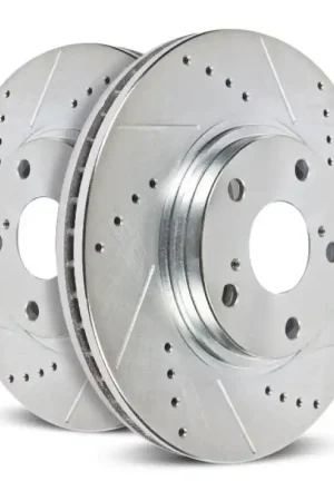 No Minimum Order Power Stop 08-12 Ford F-350 Super Duty Front Left Evolution Drilled & Slotted Rotor