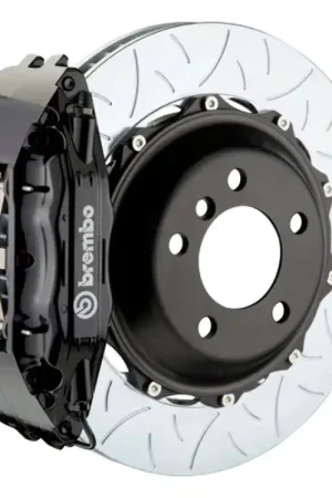Seasonal Sale Brembo 07-08 G35/G35S Sedan Fr GT BBK 6Pis Cast 355x32 2pc Rotor Slotted Type3-Black