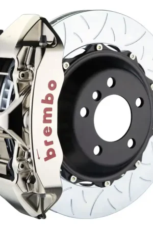 While Supplies Last Brembo 18-22 Accord (Gen10) Front GTR BBK 6 Piston Billet 355x32 2pc Rotor Slotted Type3- Nickel