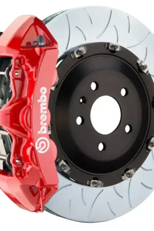 Clearance Brembo 18+ RS5 Front GT BBK 6 Piston Cast 405x34 2pc Rotor Slotted Type-3-Red